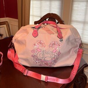 Juicy Couture Pink Floral Tote Bag